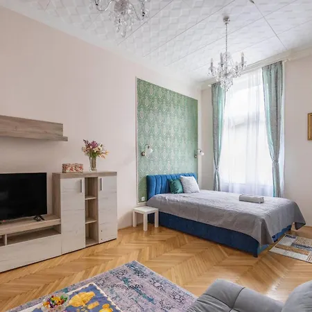 Deluxe In Art Nouveau House- With Garage Апартаменты *